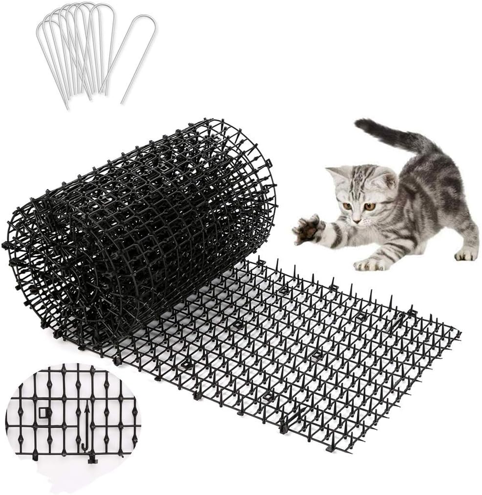 Katzenabwehrmatte – 1 Rolle – Weicher Pp-kunststoff – Unbedenkliche Schutzbarriere – Für Drinnen Und Draußen (garten) – 200 X 30 Cm