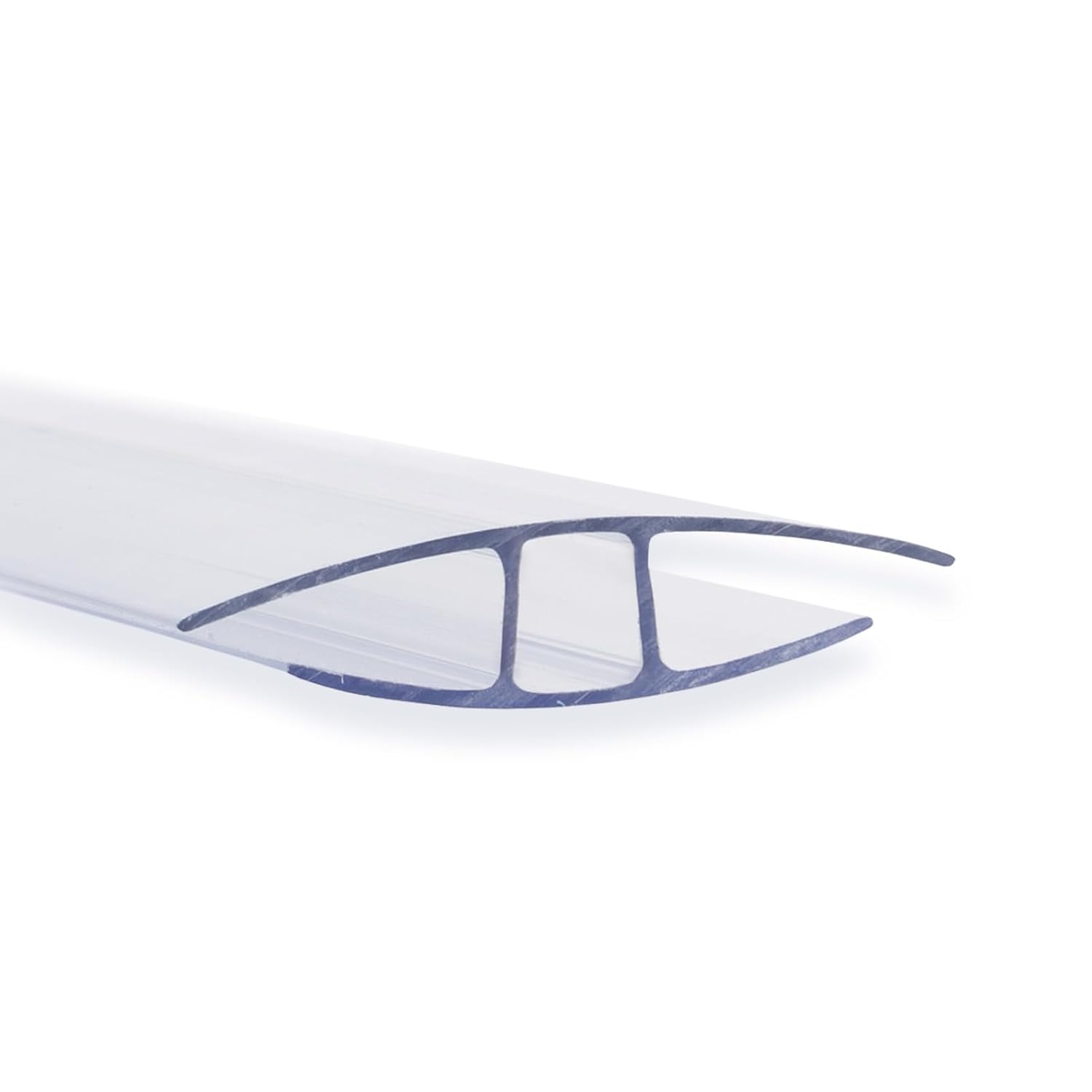 Verbindungsstücke Für Wabenplatten – 14 Stück – Strapazierfähiges, Transparentes Pvc – Befestigung Für Gewächshäuser Und Wintergärten – Für Platten Der Größe 60,5 X 121 Cm