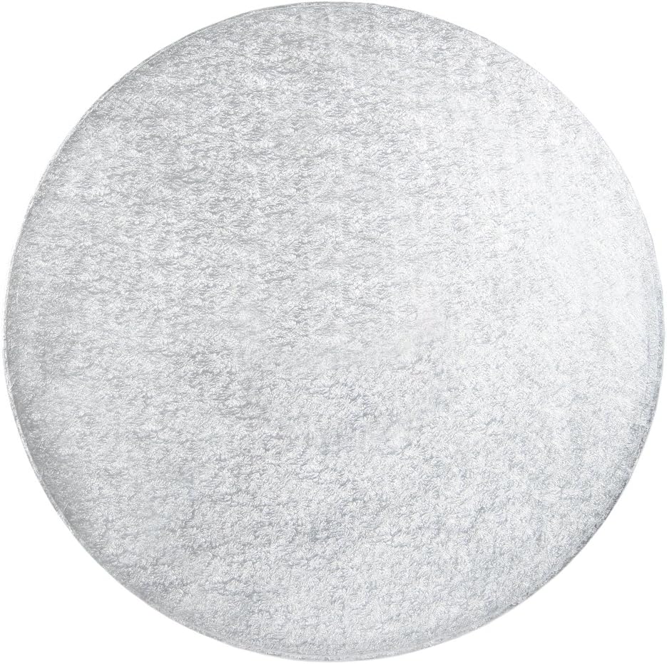 Runde Kuchenform – 1 Stück – Robuster, Versilberter Stahl – Elegante Präsentation Von Kuchen Und Gebäck – Für Partys Und Gebäck – Durchmesser 40,6 Cm