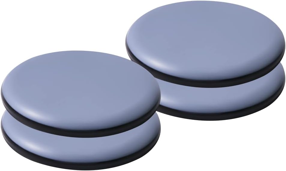 Möbelgleiter – 4er-set – Selbstklebend, Teflon – Geräuschloses Gleiten Und Bodenschutz – Für Stühle Und Tische – Rund, 65 Mm