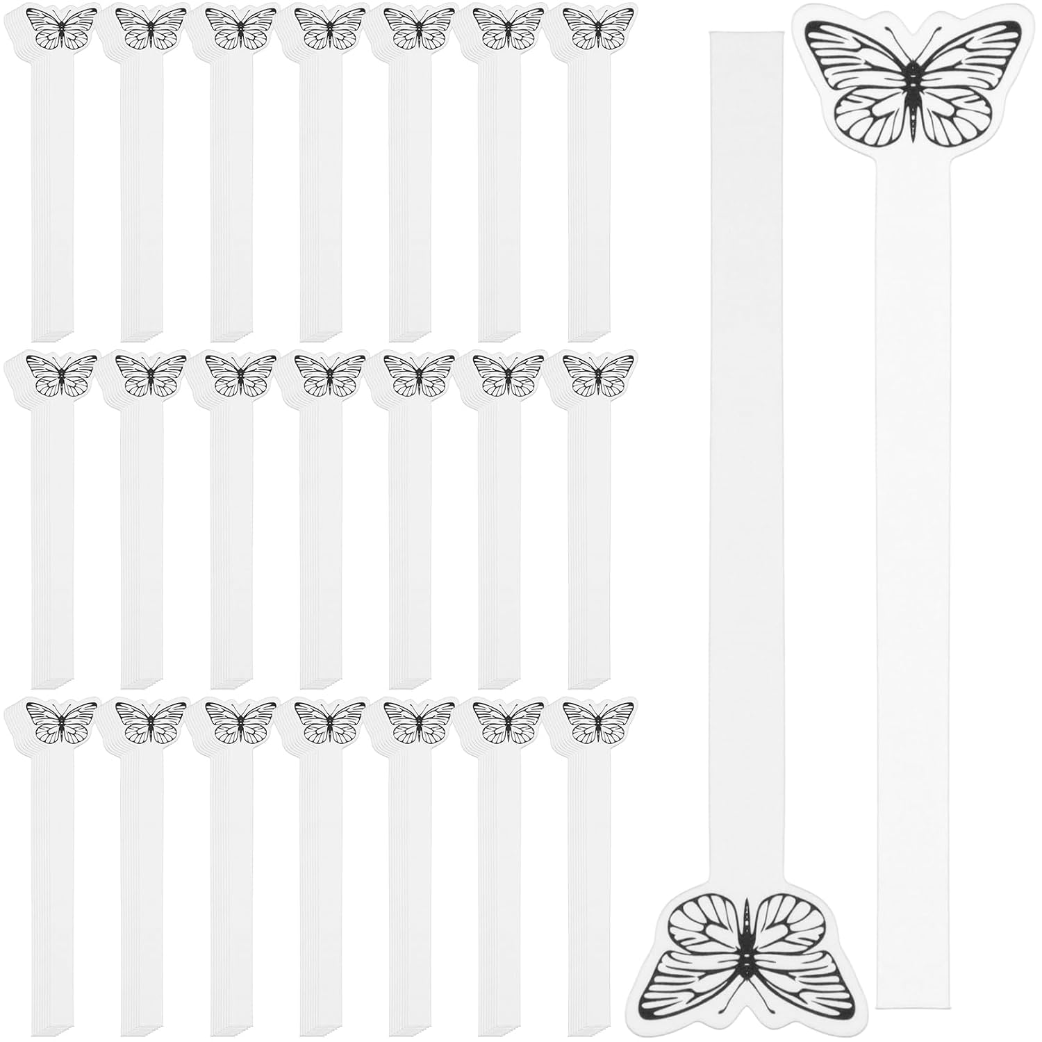 1000 Stück Parfümteststreifen, Parfümpapierstreifen, Weißes Parfümtesterpapier, Einweg-duftstreifen, Parfümtesterpapier Für Die Aromatherapie (schmetterling)
