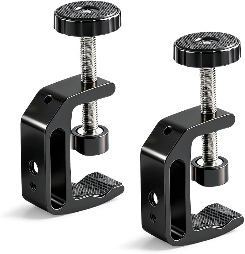 2-teiliges C-klemmen-set, Universelle Aluminium-c-klemmen, Robuste, Verstellbare Schraubklemmen (0–47 Mm) Für Holzbearbeitung, Heimwerken, Schweißen, Schreinerei Und Autoreparaturen