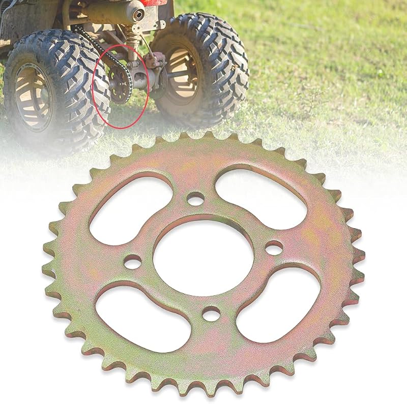 Fahrrad-ritzel Hinten, 420er Kette, 48 Mm, 37 Zähne, Hochfester Stahl, Motorrad-ritzel Hinten, Ersatzritzel Für Dirtbikes (50–125 Cm³), Karts, Atvs, Fahrräder, E-bikes