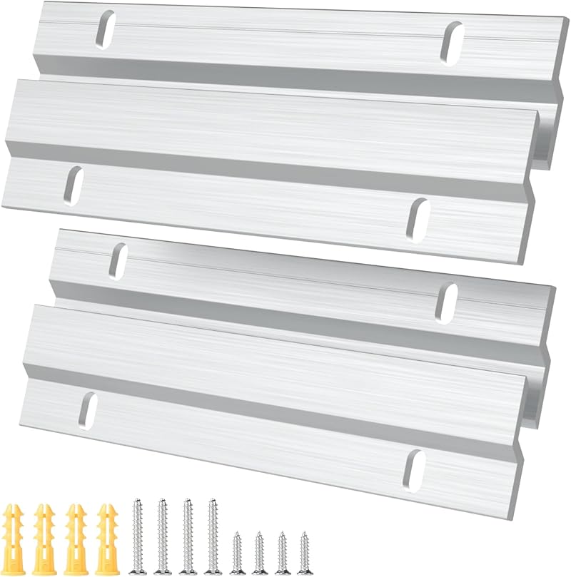 Paar Z-förmige Montageschienen Für Schwere Spiegel, 15 Cm Bilderaufhänger Aus Aluminiumlegierung Mit Schrauben Für Schwere Rahmen, Kopfteile, Paneele, Gestelle