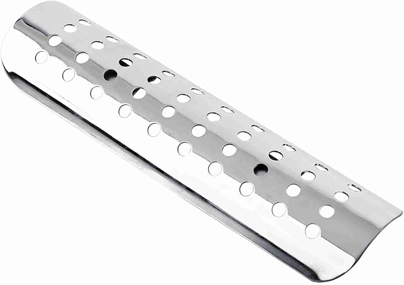 Hitzeschutzblech Für Auspuffanlage, Schalldämpferabdeckung, Auspuffrohrschutz, Lochausführung, Gerades Modell, Hochtemperaturbeständiges Metall, Stahl, Passend Für (silber)