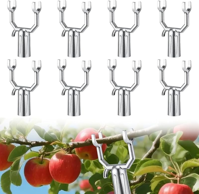 8-teiliges Set Aus Metall-obstbaum-aststützen, Astspreizern, Stützen Aus Aluminiumlegierung, Lastschutz Für Garten, Obstplantage Und Weinberg