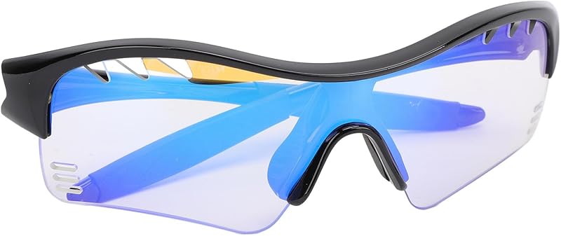 Sportbrille Für Kinder, Leicht Und Robust, Photochrom, Für Jungen Und Mädchen (schwarzer Rahmen + Farbwechselndes Blau)
