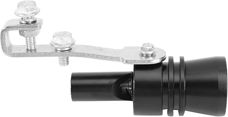 Turbo Sound Auspuffpfeife Schalldämpfer Endrohr Aluminiumlegierung Tc Xl Einfache Installation Direkter Austausch Allgemeine Fahrzeugtypen (schwarz)