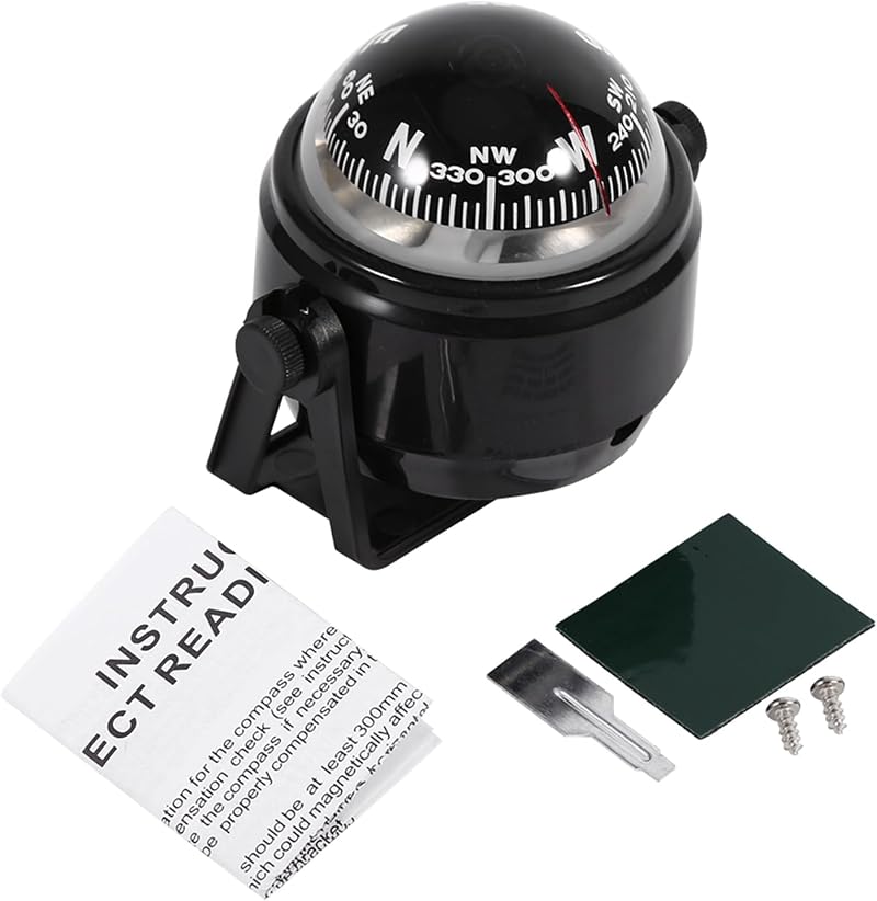 Marine Voyager Bootslenkungsstütze, Integrierter Präzisionskompensator, Schnell Reagierendes Abs Mit Tragbarer Deckhalterung Für Boot, Wohnwagen, Lkw