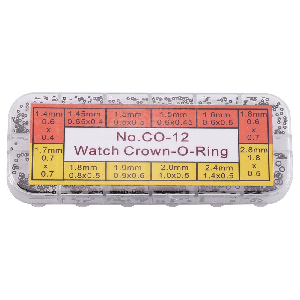 O-ring, O-ringe Für Airbrushes, Sortiment, Uhren-o-ring, Armbanduhren-o-ringe, Verschiedene Uhrendichtungen, Flugspielzeug 1,4–2,8 Mm, 12 Größen, Gummiringe, Uhrendichtungen, Minusc
