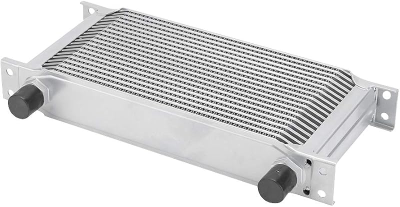 Motorölkühler, Ölkühlungsradiator, 19 Reihen, Silber, T 6061 Legierung, An 10 Schnellöl