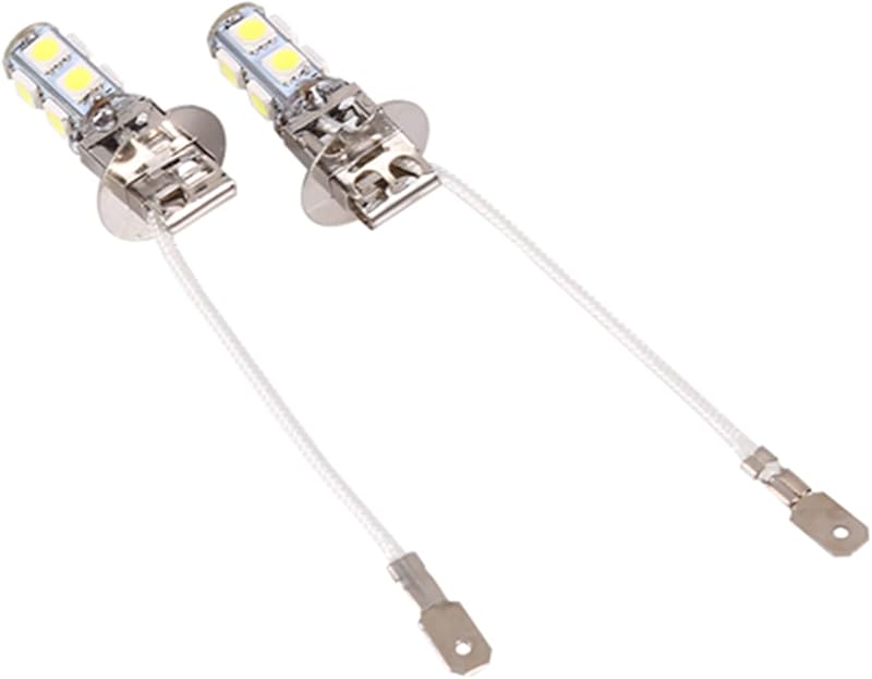 H3-nebelscheinwerferlampen Mit 9 Smd-leds, 6500 K, 300 Lm, 12 V Dc, Weiß, Für Fahrzeuge, Mit Geringem Stromverbrauch Und Schneller Ein-/ausschaltzeit.