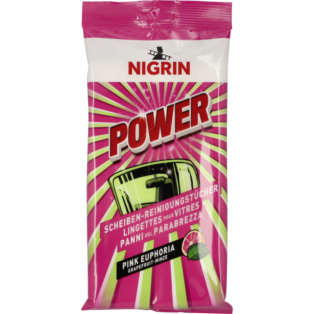 Nigrin 683183:nigrin Scheiben-reinigungstücher Pink Euphoria Grapefruit-minze-duft 1 St.