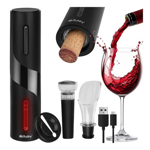 Electric Wine Opener Set Automatic Usb C Charging 227459311