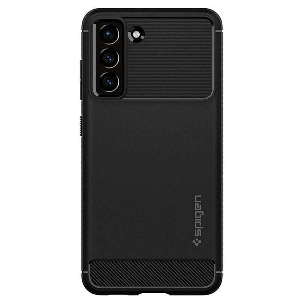 Spigen Samsung Galaxy S21 Fe Rugged Armor Hülle - Mattschwarz