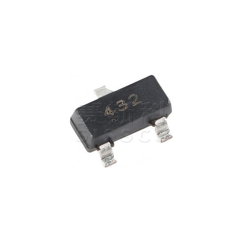 Changdian/changjing Original Cj432 ±1% Sot-23 1,24v-18v 100ma Spannungsreferenz Elektronische Bauteile (5 Stück)