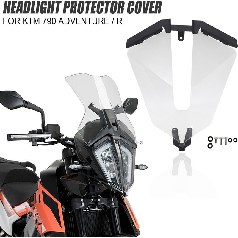 Bei Den Motorrädern Ktm 790 Adv Adv/r Handelt Es Sich Hierbei Um Ein Modifikationszubehör Für Die Scheinwerferabdeckung Und Das Scheinwerferschutznetz.