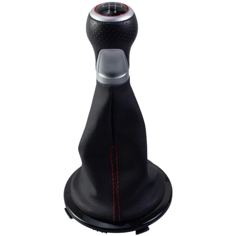 Passend Für Gol-auto-schaltknauf, Modifikationsteile Für Den Schalthebelkopf Von Schaltgetrieben, Schwarzer Rahmen, Schwarze Linie, Glänzender Ring, 5 Gänge, Eins