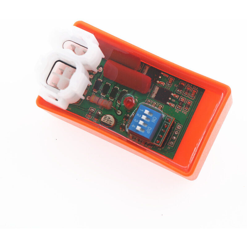 Einstellbare Cdi Mit Dip-schaltern Für Gy6-motor – Transparente Ac/dc-elektronikzündung – Chip-zündmodul Für 125-cm³-roller – Einstellbare Leistung