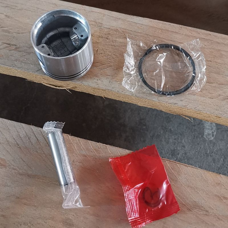 Kolbensatz (44 Mm) Für Tj53 Tj53e Motoren, Inklusive Kolbenringe Und Verschleißfester Beschichtung.