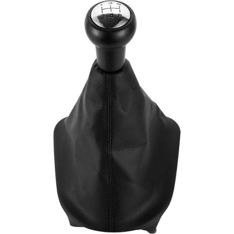 Passend Für Den Peugeot 207307 Schaltknauf Mit Schaltgetriebe, 308 Staubschutzzubehör, Schaltknaufabdeckung, Glänzend Schwarze Abdeckung (hell), Tr