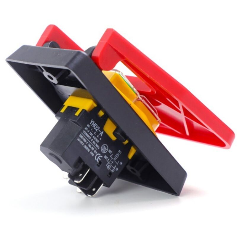 Yh02-a Serie Warrior Garden Kjd17b Elektromagnetischer Schalter, Rot/grün Ein/aus-taster, Spezieller Schalter Für Elektrowerkzeuge, Motorsteuerung, Schütz