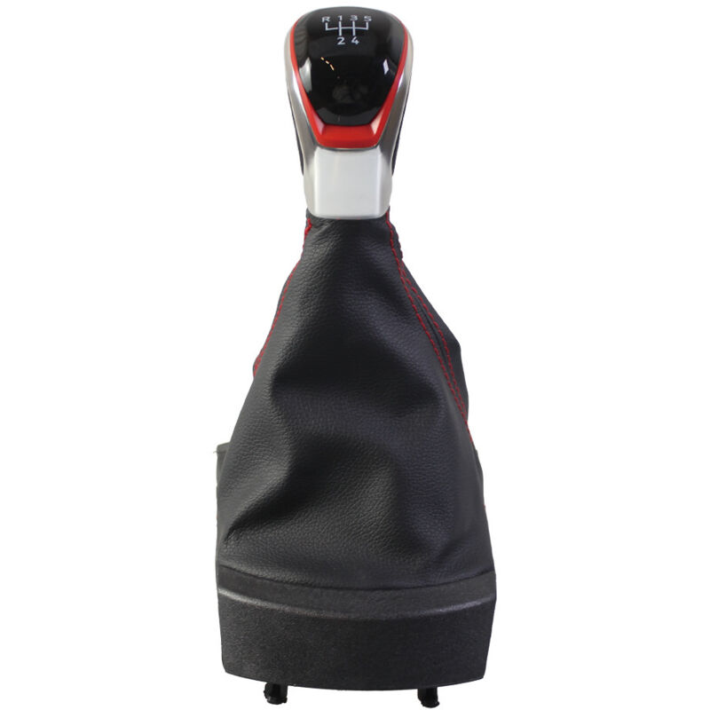 Roter 6-gang-schaltknauf/schalthebel/schalthebelkopf Für Seat Ibisiza Modelle 02-10.