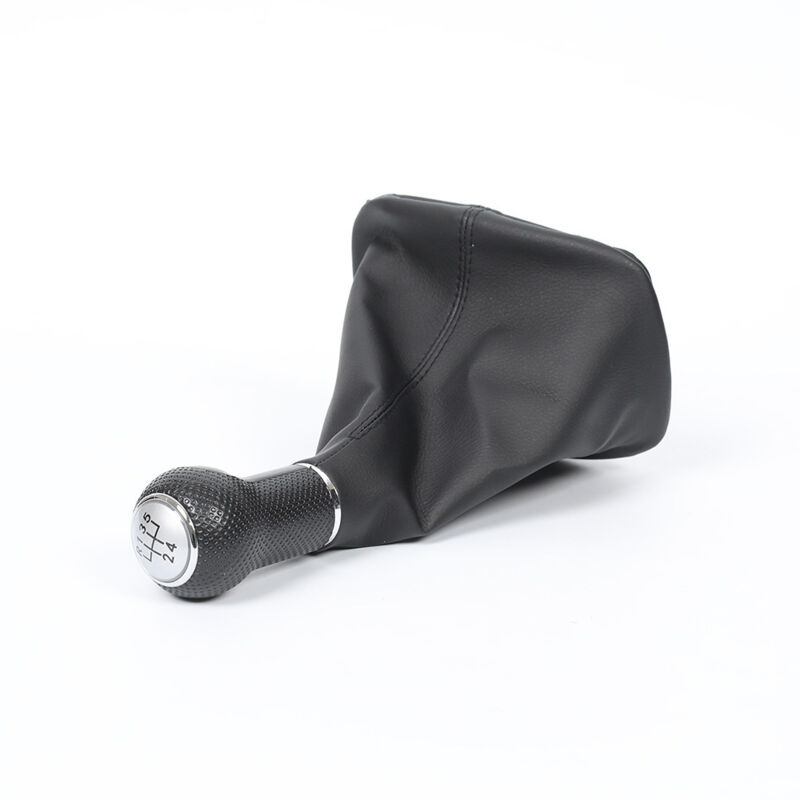 Schaltknauf Und Staubdichtes Schaltset Für Volkswagen Golf 4, 12 Mm Silber, 6-gang, Ein Set.