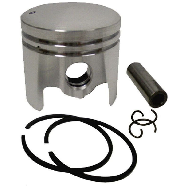 Th48 Kolbensatz (44 Mm), Inklusive Kolbenringe, Aus Hochsiliziumhaltiger Aluminiumlegierung, Beständig Gegen Hohe Temperaturen, Stellt Die Kompression Des Neuen Freischneiders Wieder Her.