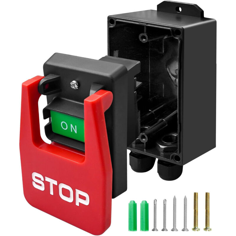 Mechanischer Schalter Gh03-a Hy56, Universeller Ein-/dreiphasenschalter Mit Not-aus-funktion, Spezialschalter Für Säge- Und Schneidemaschinen, Multispannung 120 V/220 V