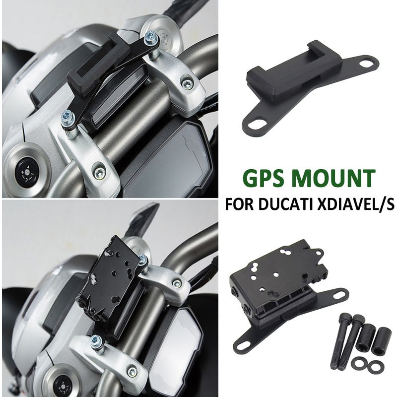 Kompatibel Mit Zubehörhalterungen Für Ducati Xdiavel/s Motorräder, Handy-gps-halterungen Und Usb-anschlüssen.