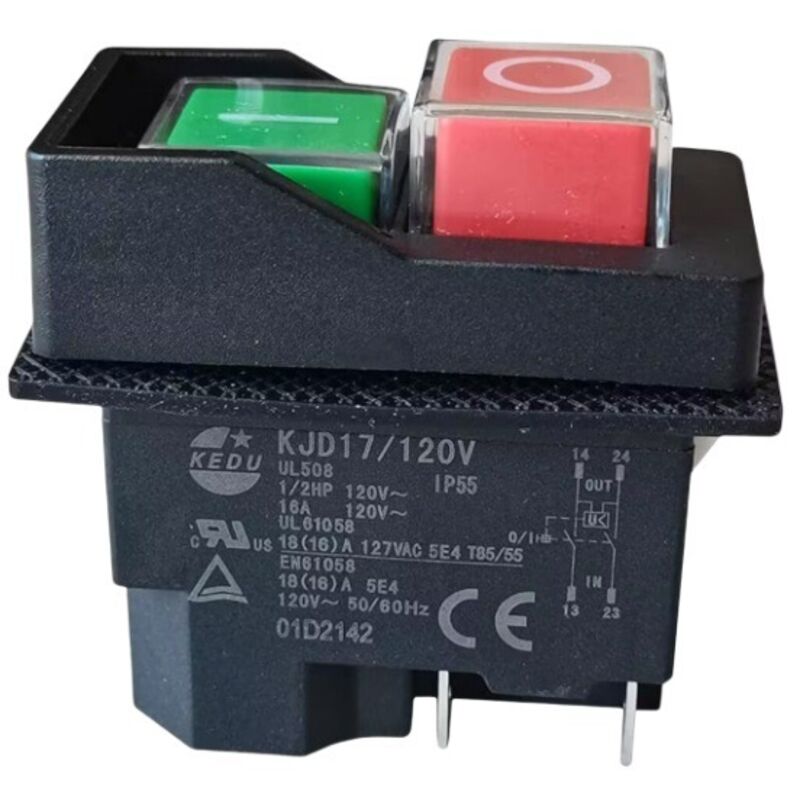Kjd17f 16a 120v 4-poliger Elektromagnetischer Schalter, 110v Ac Magnetschütz Für Industrieanlagen, Motorsteuerungsschalter, Niederspannungs-elektrozubehör