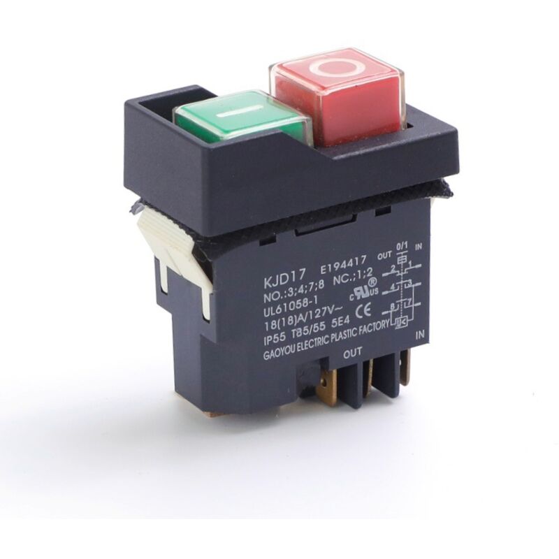 Elektromagnetischer Schalter Kjd17 B1-2 Mit Bremsleitung, Nennstrom 18 A, Spannung 127 V Ac, Motorbremsschalter, Bremsregler Für Industrieanlagen