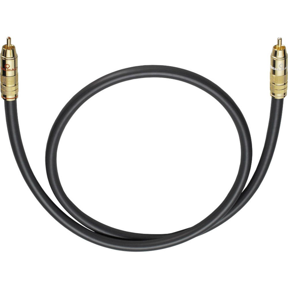 Cinch Audio Anschlusskabel [1x Cinch-stecker - 1x Cinch-stecker] 4.00 M Anthrazit Vergoldete Steckko