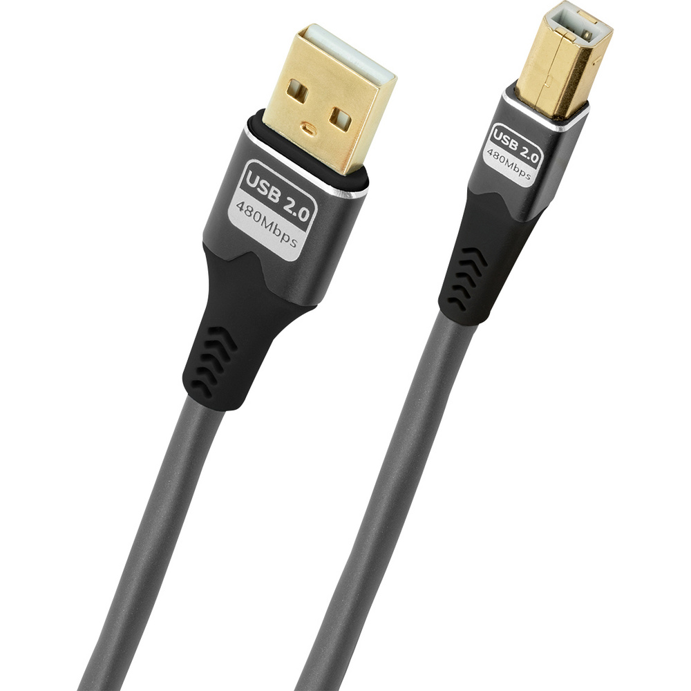 Oehlbach Usb-kabel Usb 2.0 Usb-a Stecker, Usb-b Stecker 3 M Anthrazit D1c9376