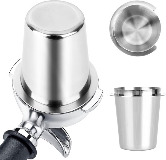 58-mm-edelstahl-dosierbecher Für Kaffee – Espresso-dosierbecher – Barista-zubehör – Passend Für 58-mm-espressomaschinen – Silber