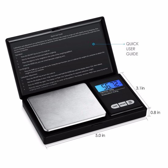 Präzisions-miniwaage 200 G/0,01 G Goldwaage Für Schmuck