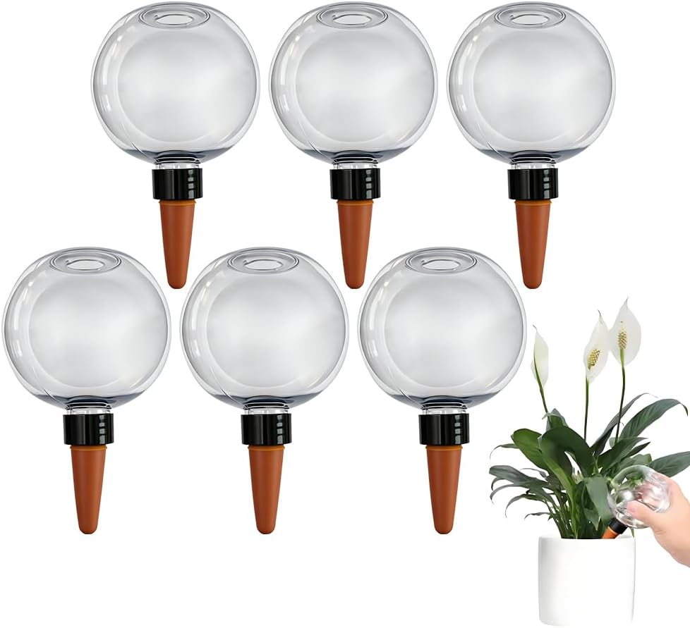 Pack Of 6 Watering Balls, 500 Ml Plant Watering, Water Balls For Plants, Automatic Plant Watering, Water Dispenser Plant For Room Balcony And Garden Plants