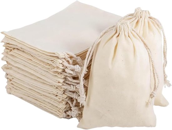 60 Kleine Musselinbeutel Mit Kordelzug Baumwollbeutel Aus Käsetuch Leere Beutel Wiederverwendbare Teebeutel Kräuterbeutel Schmuckbeutel Mit Für 8 8