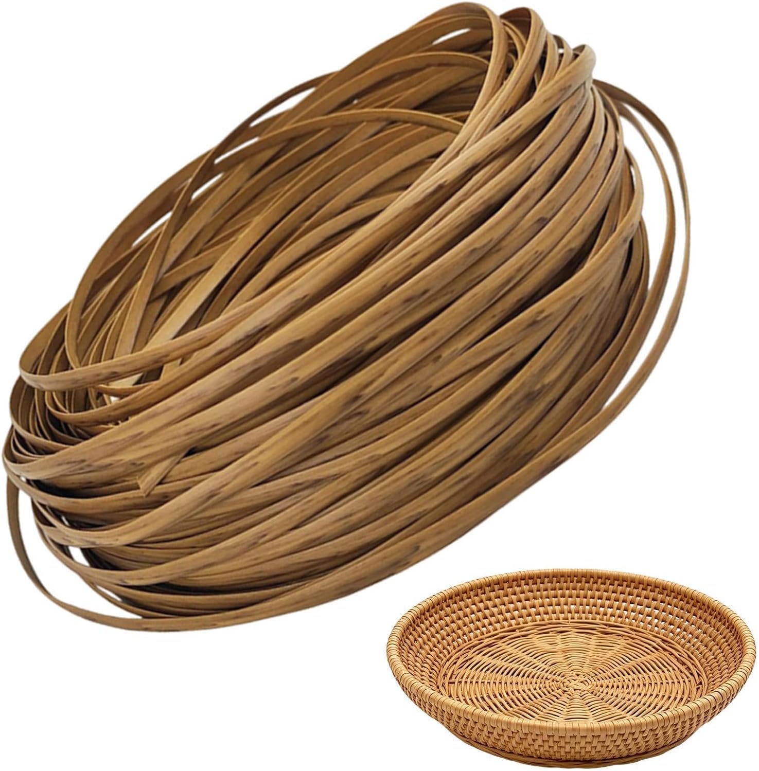 Generico Furniture Mending Cord - Basketry Restoring Hund, Vine Splice With Anti-fade Uv Resistant Lifelike Embossed Wood Grain Texture, Lanai Table Line, Bench Fixing Filament, Mesh Band For Porch