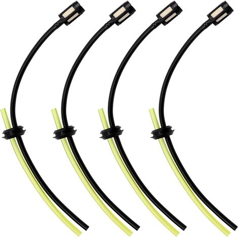 Set Mit 4 Kraftstoffschläuchen Inklusive Filter, Universelles Kraftstofffilter-set, Kraftstoffschläuche Für Freischneider In Garten Und Landwirtschaft