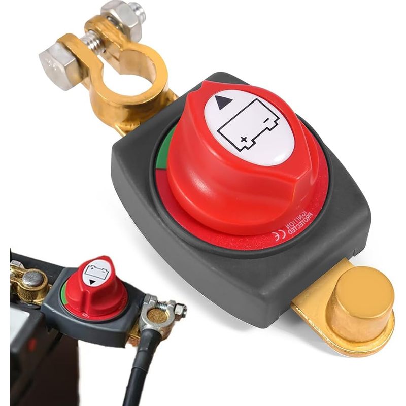 0 – 12–48 V Batterietrennschalter – Wasserdichter 300-a-schalter – Für Auto, Lkw, Yacht – Effizientes Energiemanagement