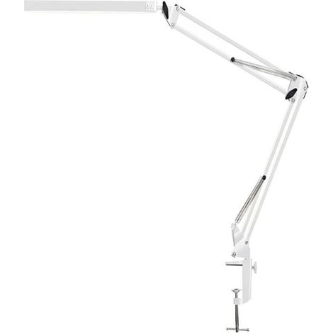 Led-schreibtischlampe, Dimmbar, 14 W, Faltbar, Mit Klemme, 10 Helligkeitsstufen X 3 Farbmodi, Augenschutz, Zum Lesen Und Arbeiten, 5 V/2 A, Ce-konform, Ada-konform
