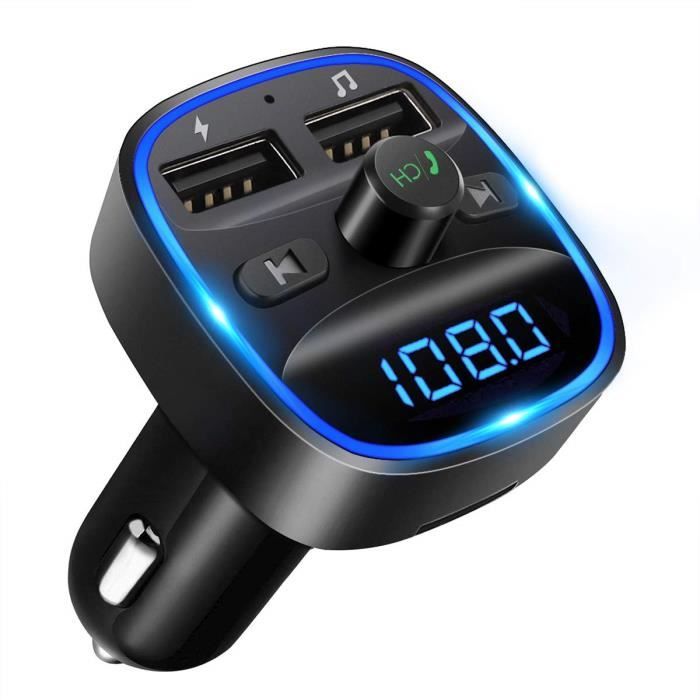 Bluetooth-fm-transmitter – Lencent T25 (2020) – Bluetooth/usb/sd – Cvc-geräuschunterdrückung – Für Autoradios