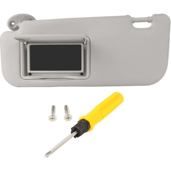 Salalis Sonnenblende Links (fahrerseite) Für Toyota Levin/corolla (2014–2019) – Graues Pvc, 36 X 15 X 4 Cm