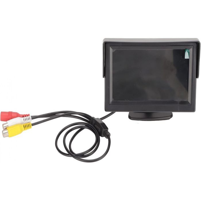 In-vehicle-display, 480x272 Lcd-rückfahrkameradisplay, Schwarz V1/v2, 16:9 Eingang, Mit Sonnenschutzblende.