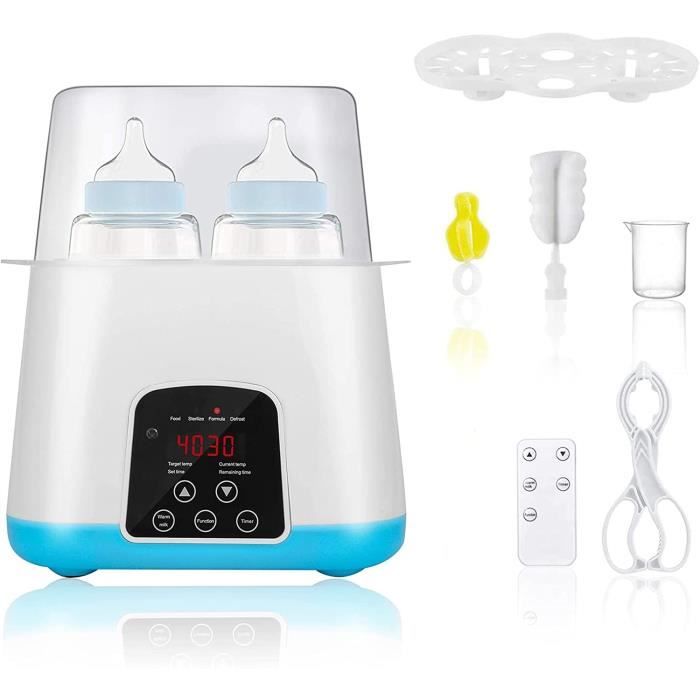 Multifunktionaler Flaschen- Und Speisenwärmer Mit Lcd-bildschirm Und Präziser Temperaturregelung – Blau