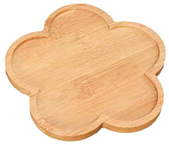 4 Bambus-mosaik-glasfüße – Handgefertigtes Mosaikzubehör – Holzfuß Für Leere Schalen – Getränke-, Bar-, Tassen-, Glas-, Kunstteller (blume)