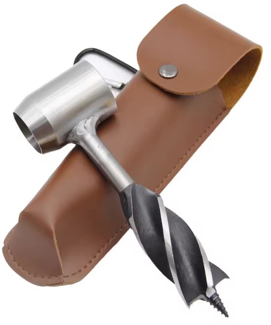Handbohrmaschine Holzbohrer Holz Bohrer Bohrerset Holzbearbeitung Multifunktional Outdoor Bohrer Outdoor Camping