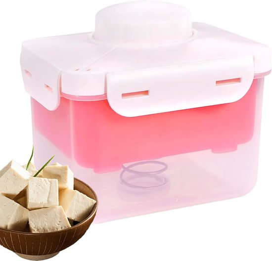 Tofupresse, Sieb Tofu Und Käsesorten, Verstellbarer Knopf Zum Einfachen Entfernen Von Wasser, Spülmaschinenfest Und Bpa Frei, Für Ein Ansprechend